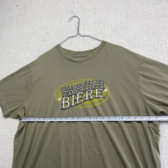 725 Originals Shirt Men XL Qui a besoin d’amour quand on a de la bière QC Humour - Picture 8 of 15